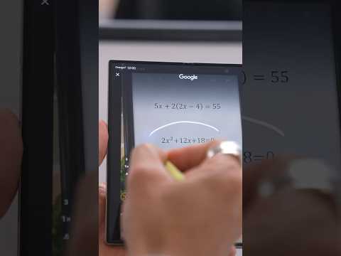 Do your math homework on the Samsung Galaxy Z Fold6 #GalaxyAI
