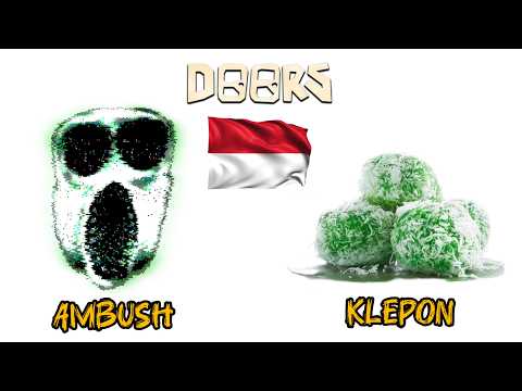 Roblox Doors and THEIR FAVORITE FOOD 🇲🇨 INDONESIAN VERSION | Roblox Doors Floor 2 The Mines