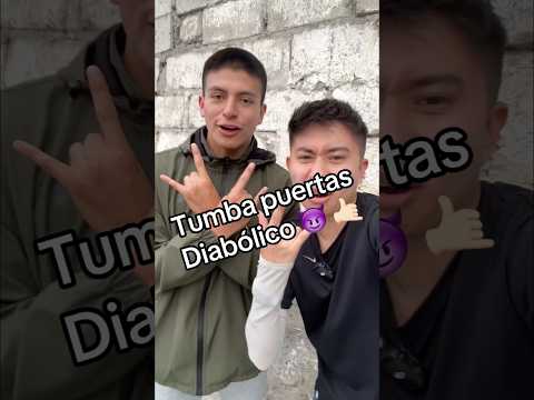 Tumba Puertas Diablico 😈 #humor #bromapesada #comedia
