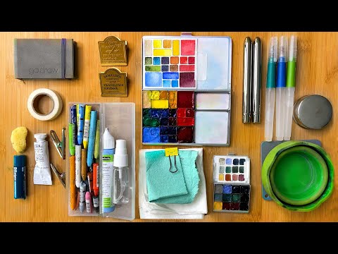 ART SUPPLIES FOR TRAVEL ✨ Pack With Me for EUROPE!