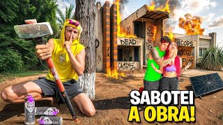 DESTRUÍ A OBRA DA MINHA CUNHADA *Peguei pesado ?