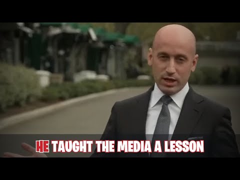 Stephen Miller TEACHES the “Know it All” Media a Valuable Lesson