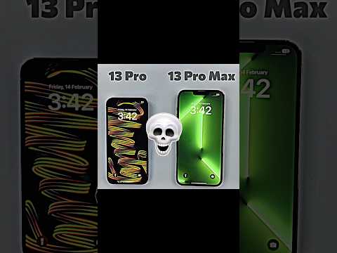😱 iPhone 13 Pro Vs iPhone 13 Pro Max speed test 🥶