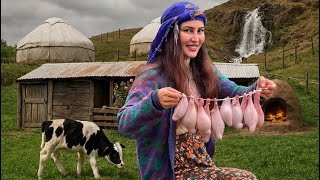 From Sheep to Cheese: The Coolest Farm Journey! IRAN NOMADIC LIFE