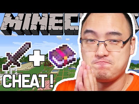 MON ÉPÉE EN NETHERITE EST ENCORE PLUS CHEATÉ SUR MINECRAFT !