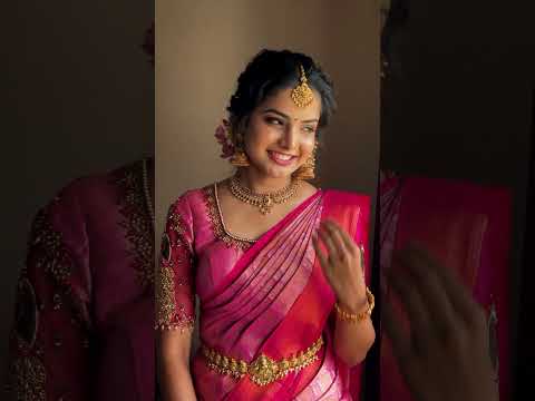 Kannama ready 😍 #kannama #saree #bridal