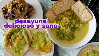Deja el pan dulce 🥐➡️ prueba desayunos que sí nutren 🥑🍳