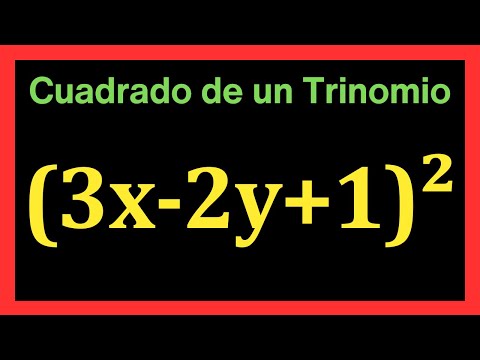 ✅👉Cuadrado de un trinomio  ✅ Productos notables