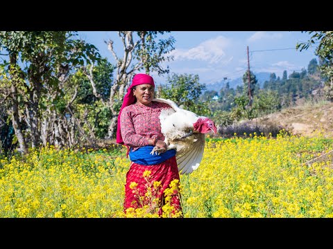 New Year Special 🎉 Rs.10000 Turkey Cooking And Eating || Best Village Cooking in Nepal