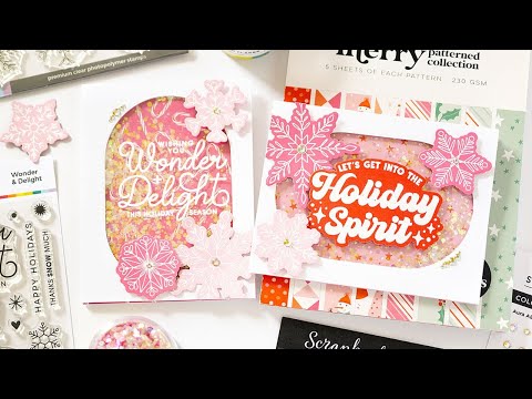 2 Christmas Shaker Cards That Really Shine! | Scrapbook.com