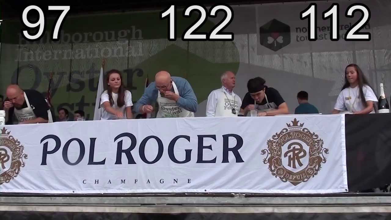 200+ Oysters Eaten in 3 minutes.
