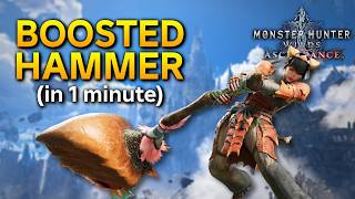 1 MINUTE Boosted Hammer FULL Breakdown for Monster Hunter Wilds: Ascendance!