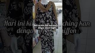 Jubah Corak Bunga TAK PERLU IRON @AAA2024norvlogs #jubah #shorts #shortfeed