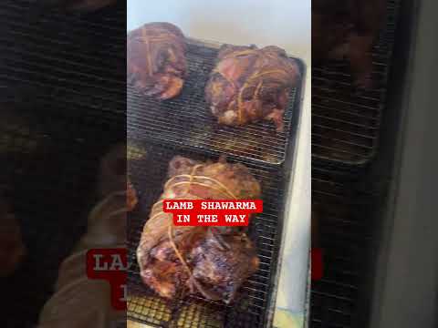 Lamb shawarma I make in work #lamb #shawarma #viralvideo #food #fyp #davidpromohaiti