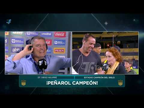 Diego Aguirre DT Peñarol - Post Fénix Etapa 15 Clausura 2024 - Peñarol Campeón Uruguayo 2024