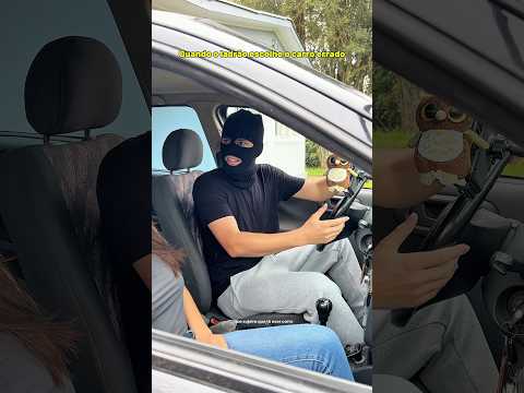 QUANDO O LADRÃO ESCOLHE O CARRO ERRADO 😂