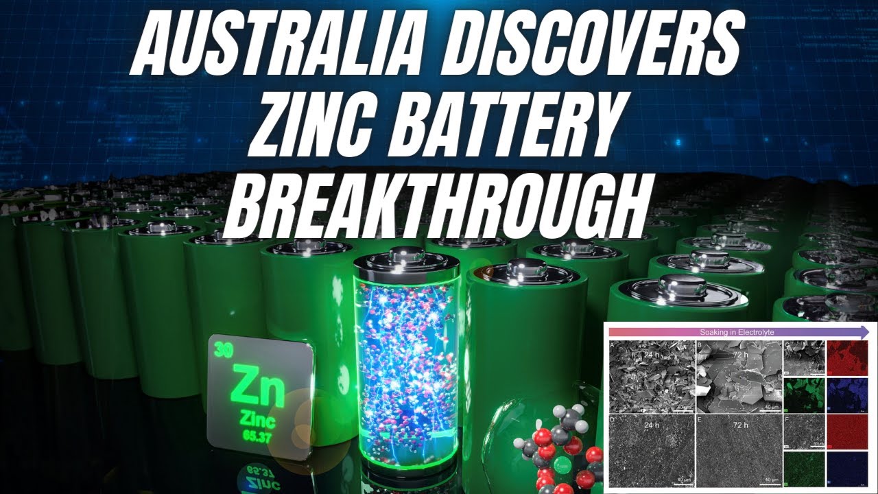 Zinc battery breakthrough enables up to 20 times longer life at low cost
