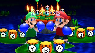 Mario Party Series - Evolution of 2 vs 2 Minigames - Mario vs Peach vs Luigi vs Yoshi