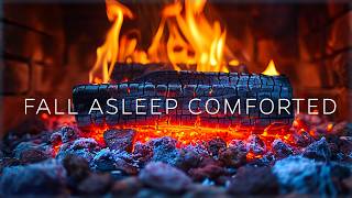 Fireside Sleep 🔥 10 Hour Cozy Fireplace & Calming Music for Deep Sleep