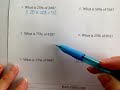 Exploring Percent of a Number