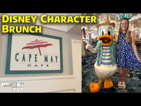 Disney Character Brunch at Cape May Cafe - Beach Club Dining Review! - Walt Disney World
