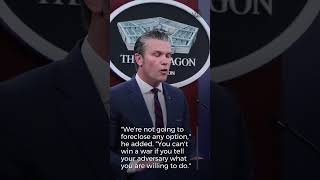 Pete Hegseth Defends Uncertainty on Iran War Troops: “Not Closing That Option”