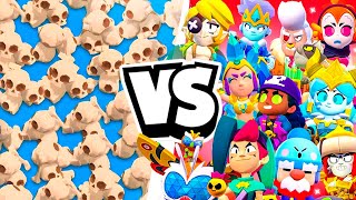 CUÁL ES EL BRAWLER QUE DESTRUYE MÁS CALAVERAS?🤫SÚPER CON HIPERCARGA!