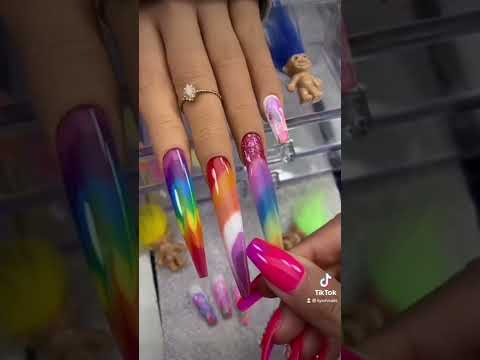 New Nails for Bestie 💅🏽 👁👄👁 #nails