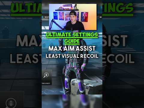 ULTIMATE SETTINGS VIDEO FOR MAX AIM ASSIST AND LEAST RECOIL #callofduty #warzone #settings