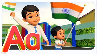 Jhanda Lekar Chale School, झंडा लेकर चले स्कूल, Patriotic Song and  Independence Day Song for Kids