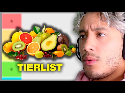 MAAU hace una TIERLIST de las mejores FRUTAS 🍉🍎🍇🍒