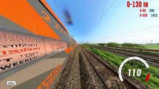 Amrit Bharat Express 0 to 130 Aggressive Acceleration in Just 180s