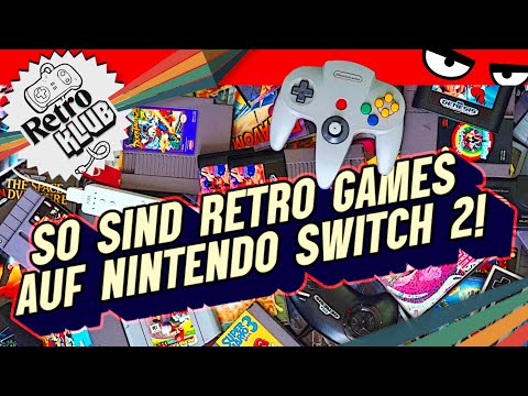NOSTALGIE PUR! So sind RETRO-GAMES auf SWITCH 2 | Retro Klub