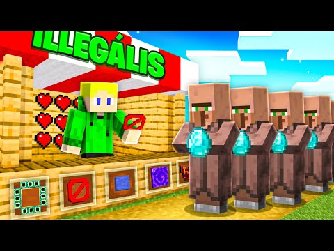 Minecraft, de NYITOK EGY ILLEGÁLIS BOLTOT!!
