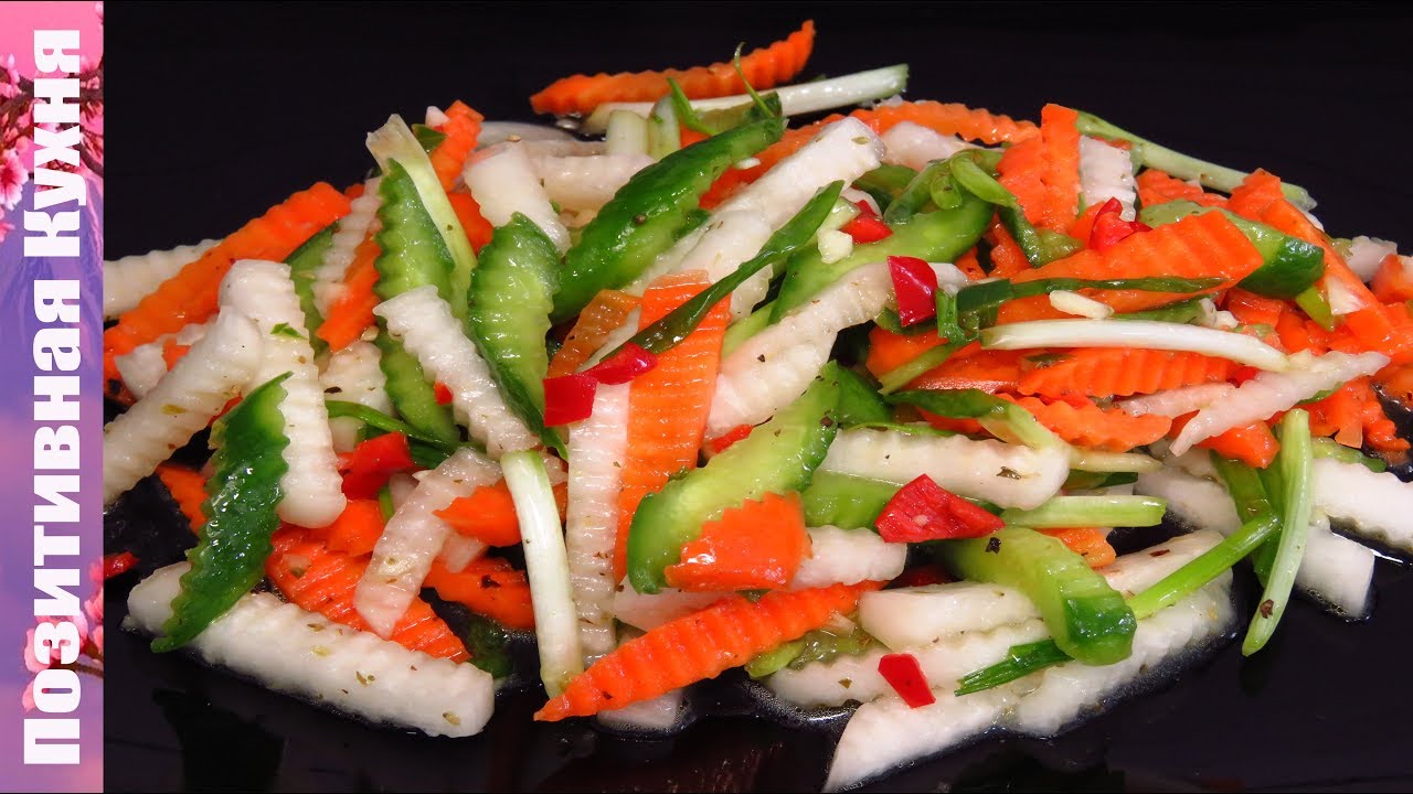 СУНДУК ВИТАМИНОВ на Вашем столе! Японский салат ФУДЗИ с вкусной легкой заправкой