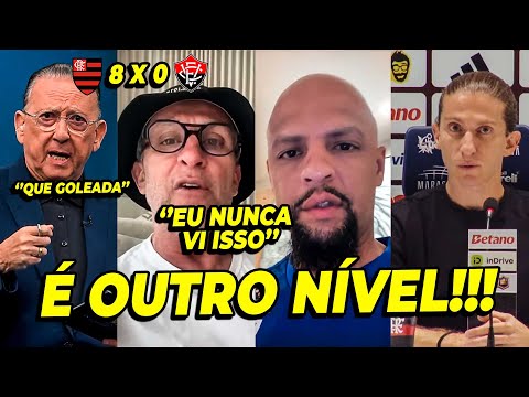 IMPRENSA VAI A LOUCURA COM A GOLEADA HISTÓRICA DO FLAMENGO! O FLAMENGO É UMA MAQUINA DESTRUIDORA!