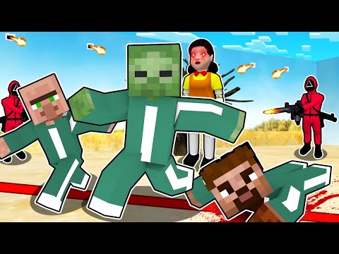 MUSTAFAER VS SQUİD GAME 💵💀 - Minecraft