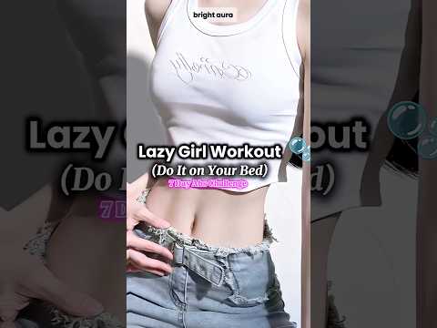 Lazy Girl Workout 🔥 Burn Belly Fat at Home #Shorts