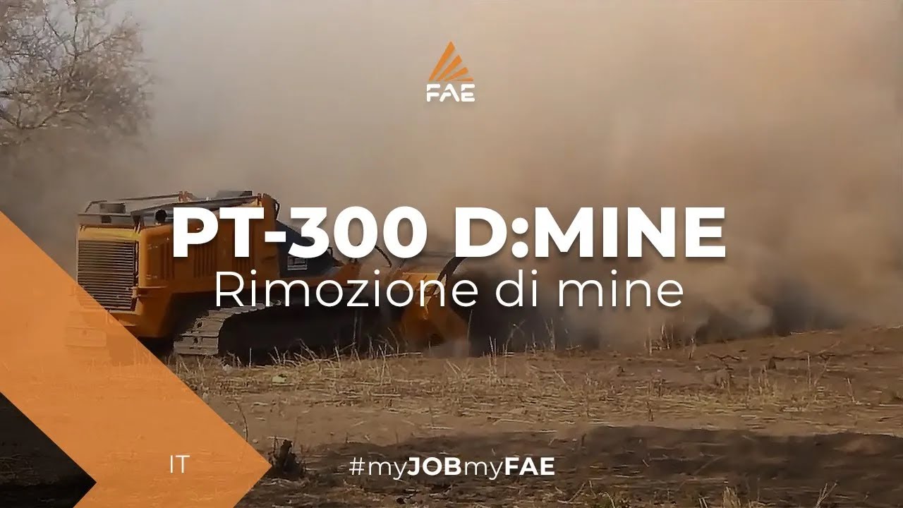 Video - FAE PT-300 D:MINE per operazioni di sminamento umanitarie nel Sudan del Sud
