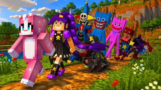 Minecraft 每1分鐘變身『Poppy Playtime角色』！目標打敗終界龍！