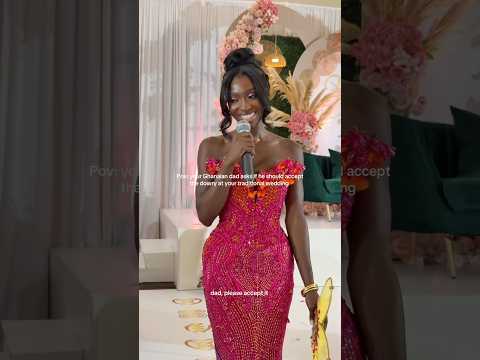 I practiced my whole life for this 🤣😭 #fy #fyp #traditional #wedding #dress #ghana #dawry #beauty