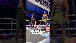Jordan Banjo finished Tempoarts 😤 #misfitsboxing #highlights