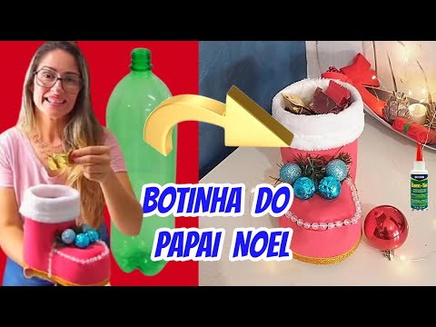 IDEIA LINDA PARA O NATAL/ Reciclei garrafa pet