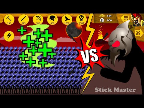 UPDATE ALL SKIN ICE SWORDWRATH, ARCHIDON, MAGIKILL VS GIANT BOSS | STICK WAR LEGACY | STICK MASTER