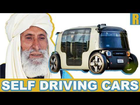 Tribal People React to Self Driving Car for the First Time