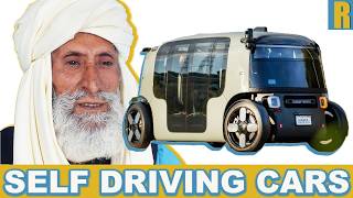 Tribal People React to Self Driving Car for the First Time
