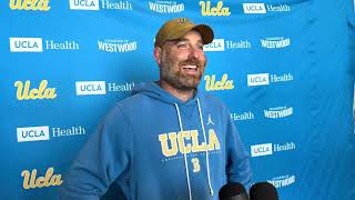 UCLA defensive coordinator Colin Hitschler talks Purdue, blitzing defense