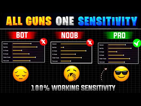 Best Sensitivity For Free Fire ✅ ना लगे तोह 150 रुपिया वापस 🤔