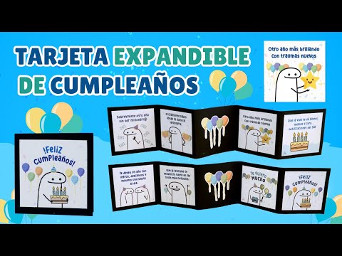 🎂Tarjeta de cumpleaños con frases de flork | Regalos originales para cumpleañeros