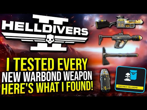 Helldivers 2 - I Tested Every New Weapon in the Servants of Freedom Warbond